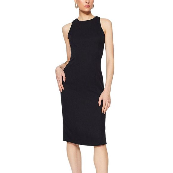 Trendyol Dresses & Skirts - Trendyol Black Sleeveless Midi Bodycon Dress Women Size 42